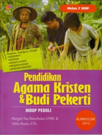 Image of Hidup peduli : Pendidikan agama Kristen & budi pekerti SMP kelas VII
