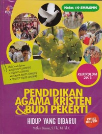 Image of Pendd. Agama Kristen & Budi Pekerti Kelas X: Hidup yang Dibarui