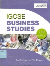 Image of IGCSE Business Studies third edition