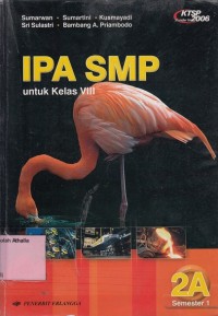 Image of IPA SMP: untuk kelas VIII Semester 1