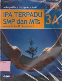 Image of IPA Terpadu SMP utk kls IX Semester 1