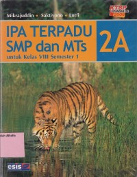 Image of IPA Terpadu SMP dan MTs untuk kelas VIII Semester 1
