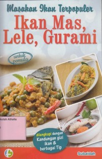 Image of Masakan Ikan Terpopuler : Ikan Mas, Lele, Gurami