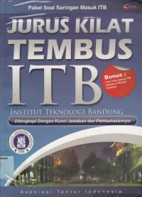 Image of Jurus kilat tembus ITB: dilengkapi kumpulan soal-soal & kunci jawaban & pembahasan