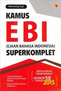 Image of Kamus EBI (Ejaan Bahasa Indonesia) Superkomplet
