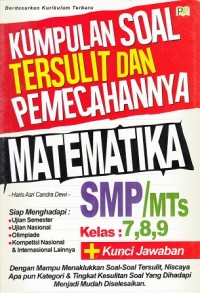 Image of Kumpulan Soal Matematika Tersulit dan Pemecahannya untuk SMP Kelas 7,8,9