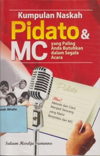 Image of Kumpulan pidato & MC yang paling anda butuhkan dalam segala acara