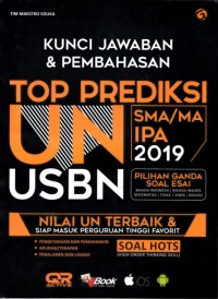 Image of Kunci jawaban & pembahasan Top prediksi UN SMA/MA IPA 2019