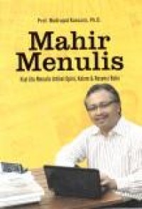Image of Mahir menulis: kiat jitu menulis artikel, opini, kolom, dan resensi buku