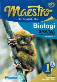 Image of Maestro Biologi SMA kelas X Kelompok peminatan IIA Semester 1