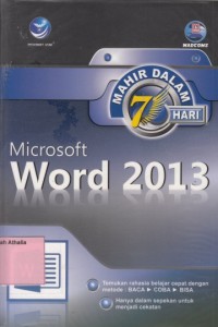 Image of Mahir dalam 7 Hari Microsoft Word 2013