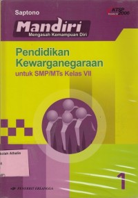Image of Mandiri: Pendidikan Kewarganegaraan Kelas VII