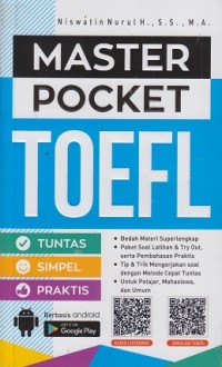Image of Master pocket TOEFL