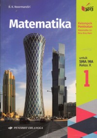 Image of Matematika SMA kelas X Kelompok Peminatan (Kurikulum 2013)