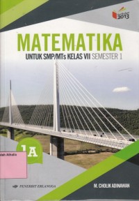 Image of Matematika SMP kelas VII semester 1