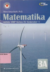 Image of Matematika: untuk SMP Kelas IX Semester 1