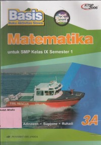 Image of Matematika untuk SMP Kls IX semester 1