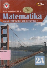 Image of Matematika: untuk SMP kelas VIII semester 1