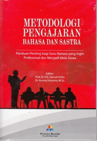 Image of Metodologi Pengajaran Bahasa dan Sastra