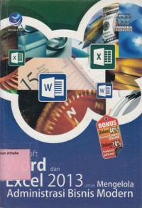 Image of Microsoft Word dan Excel 2013 untuk Mengelola Administrasi Bisnis Modern