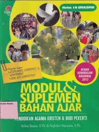 Image of Modul & suplemen bahan ajar kelas X: Pendidikan Agama Kristen & Budi Pekerti