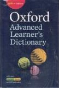 Image of Oxford Advanced learner's dictionary
