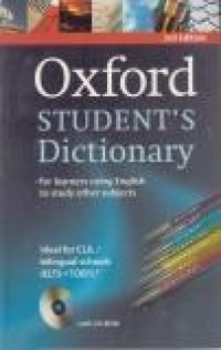 Image of Oxford student's dictionary: for learners using English to study other subjects
