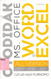 Image of Otodidak MS. Office word & excel all version 2007-2010-2013
