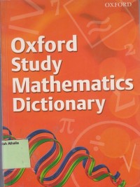 Image of Oxford study mathematics dictionary