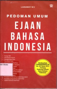 Image of Pedoman umum ejaan bahasa Indonesia