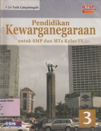 Image of Pendidikan Kewarganegaraan : utk SMP dan MTs kls IX