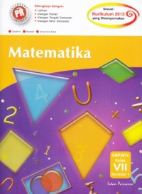 Image of Matematika: Kelas VII Semester 1