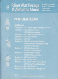 Image of Paket alat peraga & aktivitas murid: Hidup bersama
