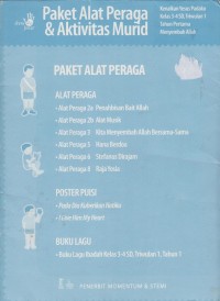 Image of Paket alat peraga & aktivitas murid: Menyembah Allah