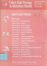 Image of Paket alat peraga & aktivitas murid: Yesus anak Allah