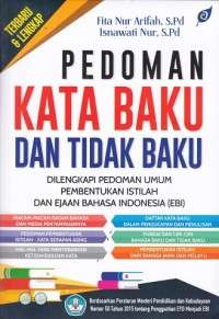 Image of Pedoman kata baku dan tidak baku