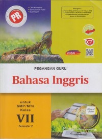 Image of Pegangan guru Bahasa Inggris SMP/MTs kelas VII Semester 2