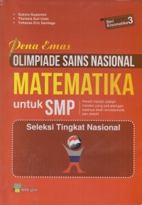 Image of Pena emas Olimpiade Sains Nasional Matematika untuk SMP