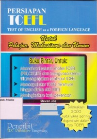 Image of Persiapan TOEFL untuk pelajar, mahasiswa dan umum