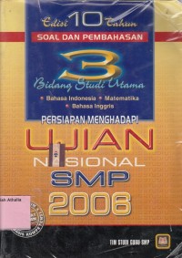 Image of Persiapan Menghadapi Ujian Nasional SMP 2006