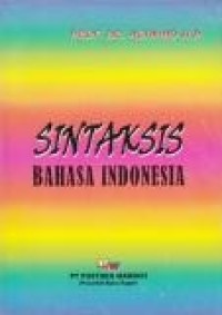 Image of Sintaksis bahasa Indonesia