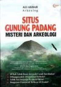 Image of Situs gunung Padang: misteri dan arkeologi