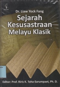 Image of Sejarah kesusastraan Melayu klasik