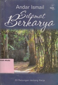 Image of Selamat berkarya: 33 Renungan tentang kerja