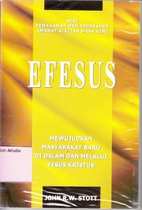 Image of Efesus: Seri Pemahaman dan Penerapan Amanat Alkitab Masa Kini
