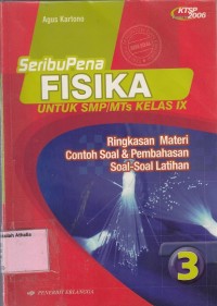 Image of SeribuPena Fisika: untuk SMP/MTs Kelas IX