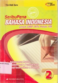 Image of Seribu Pena Bahasa Indonesia: untuk SMP/MTs Kelas VIII