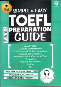 Image of Simple & easy TOEFL preparation guide