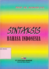 Image of Sintaksis bahasa Indonesia
