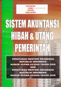 Image of Sistem akuntansi hibah & utang pemerintah